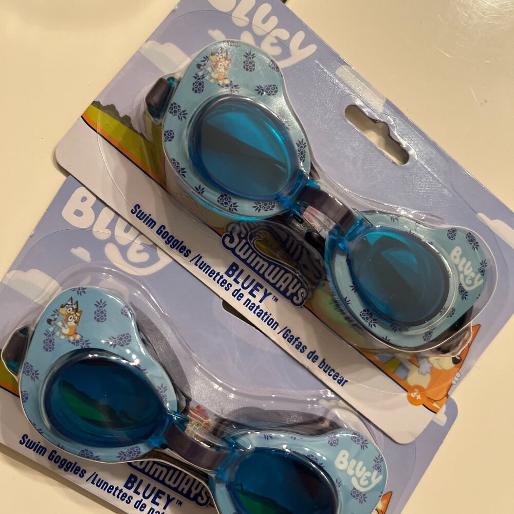 Goggles for swimming by Bluey‎ - SwimWays (Set of 2) – Ages 3+ (NEW) (hg/x)
